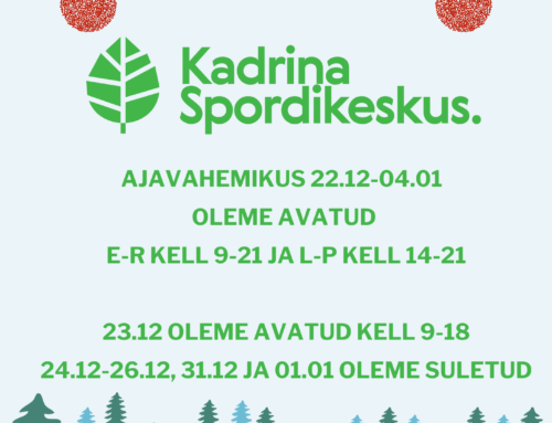 Kadrina Spordikeskus pühade ajal