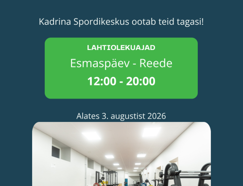 Kadrina Spordikeskus taas avatud